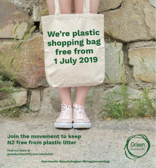 Plastic bag free poster.